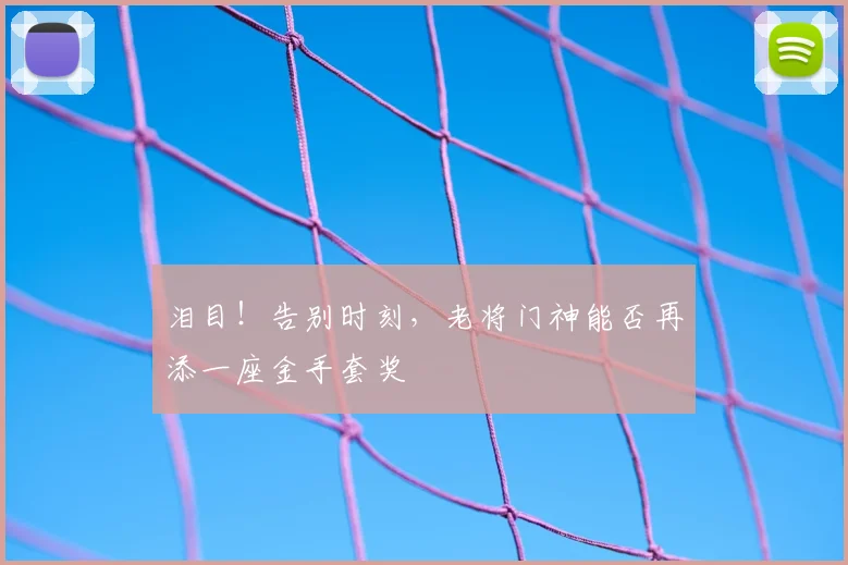 泪目！告别时刻，老将门神能否再添一座金手套奖